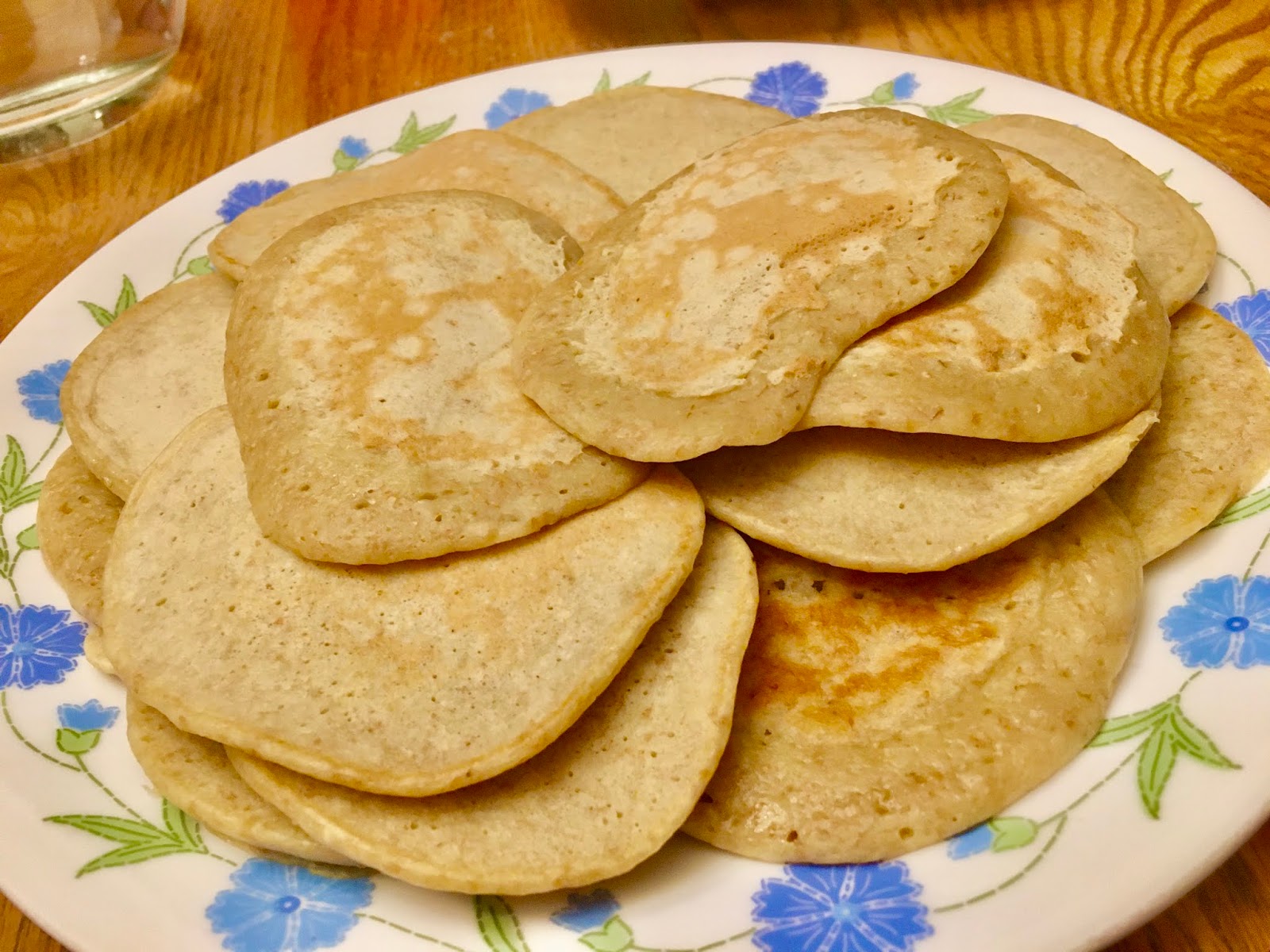 Banana Wheat Pancakes