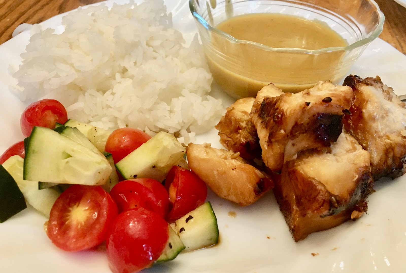 Chicken Satay with Tangy Peanut Sauce